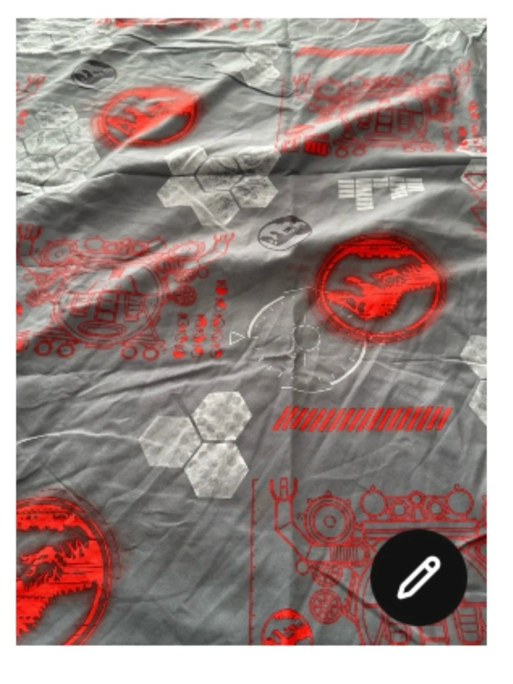 Jurassic Dinosaur Comforter in Brown and Multicolor